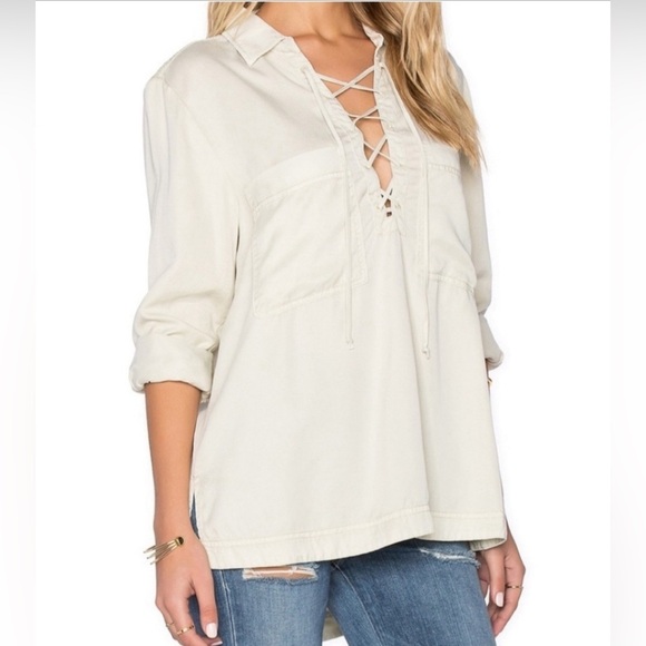 Free People Under Your Spell Lace-up Tunic - Size XS - Picture 3 of 5